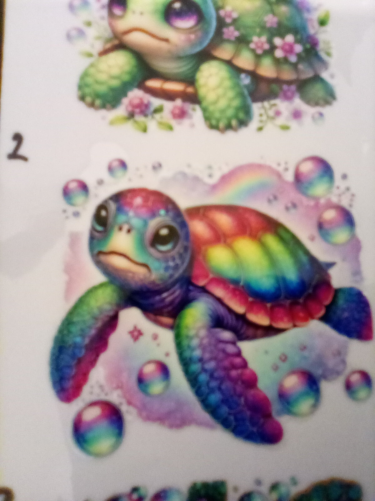 Baby Turtle Decals