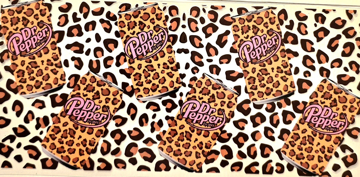 Dr. Pepper leopard Wrap