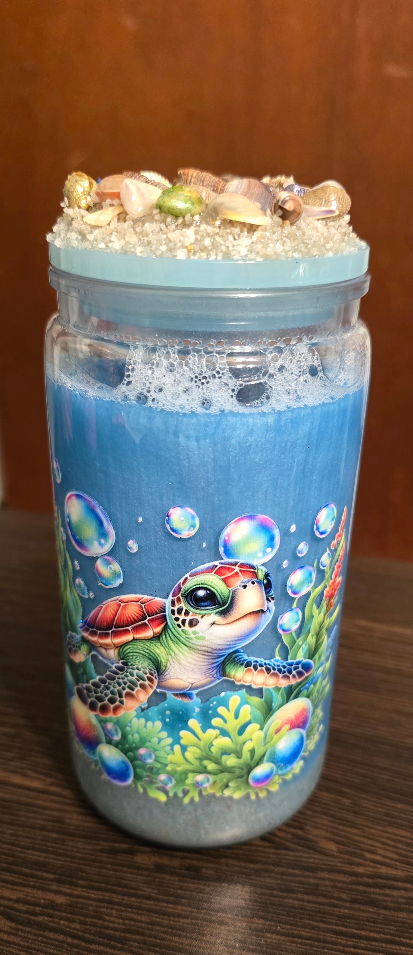 *SOLD* Turtle Sand Cup
