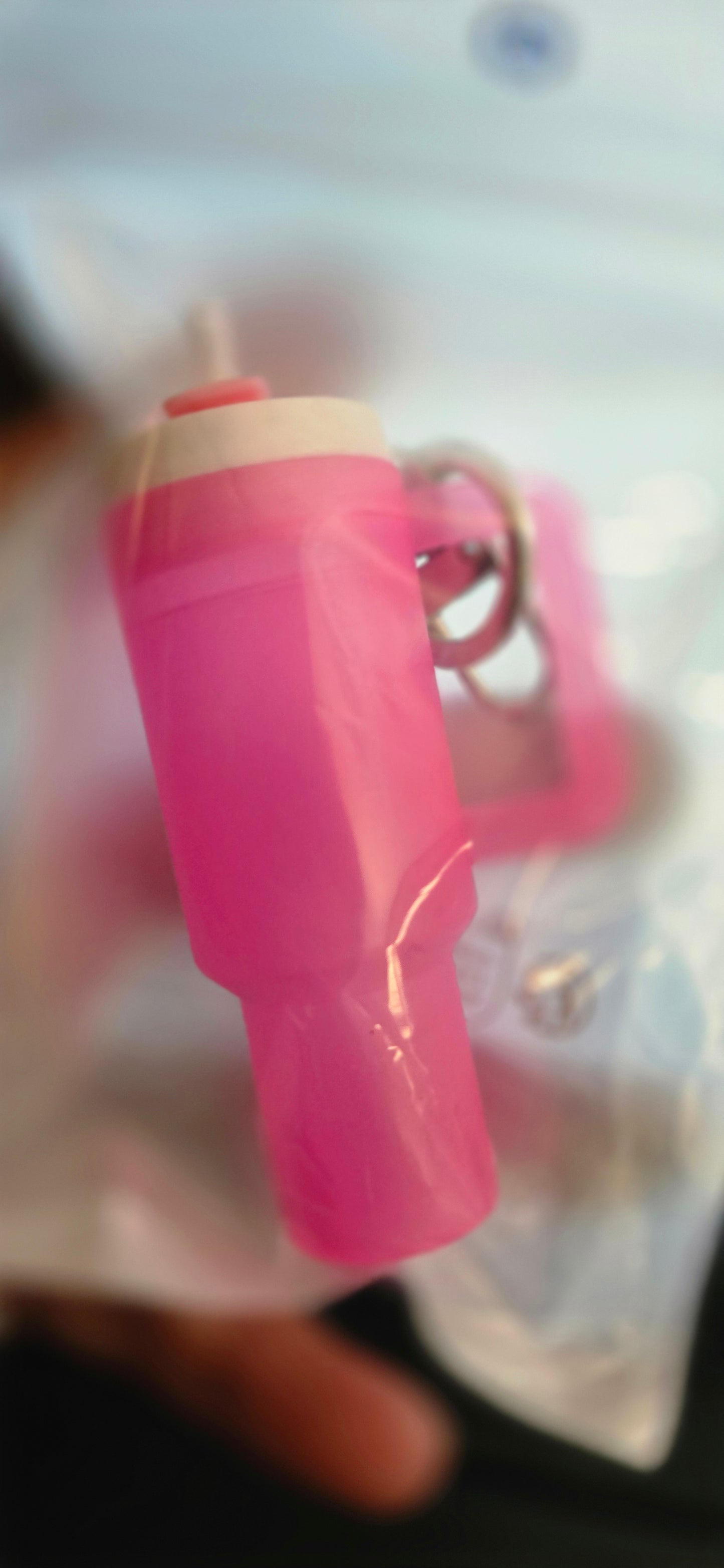 Light pink mini-tumbler