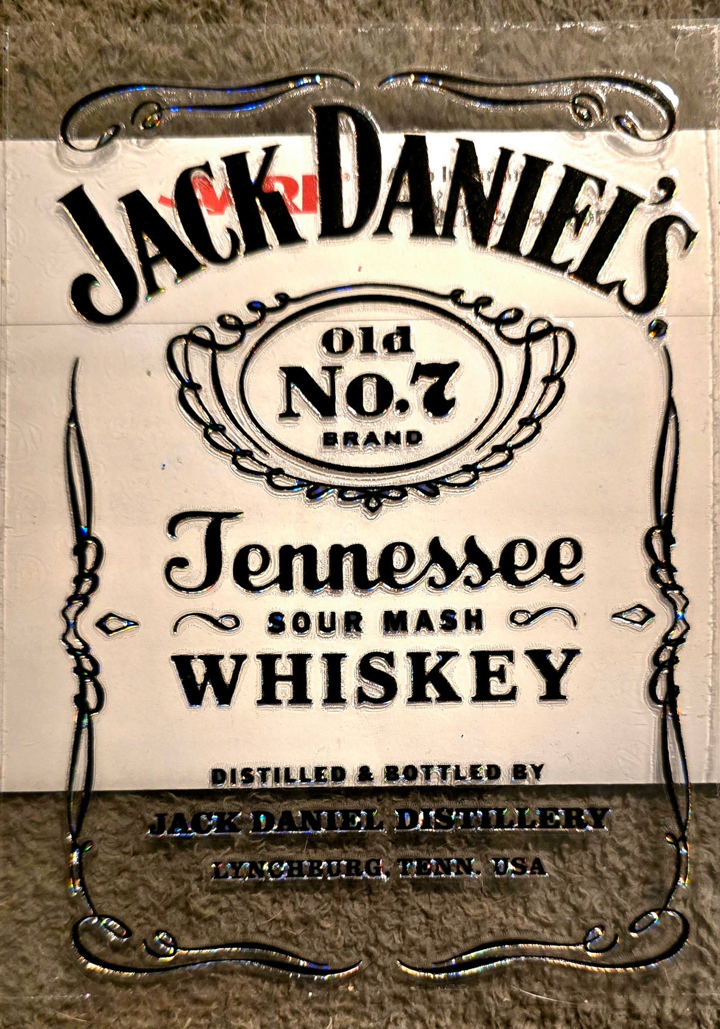 Jack Daniels UV DTF Decal