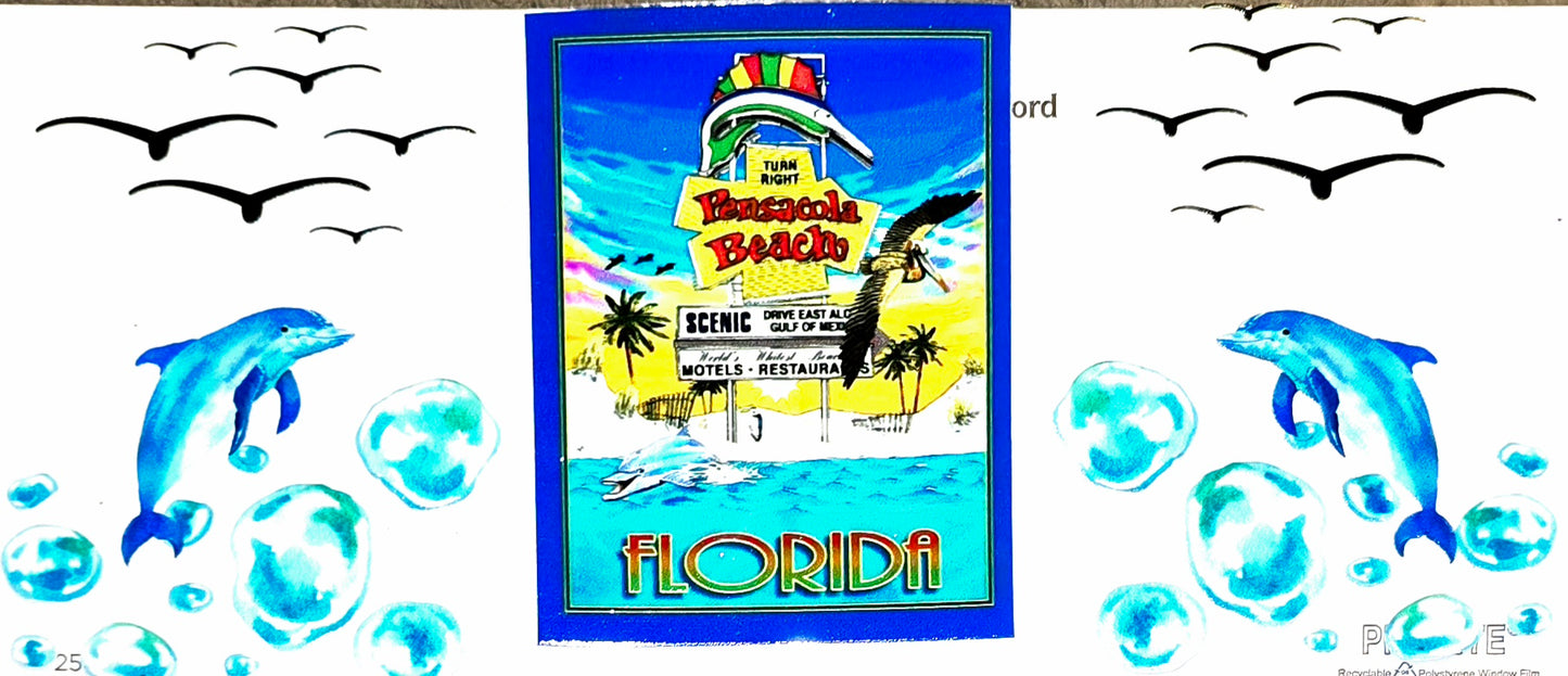 Pensacola Beach UV DTF Wrap
