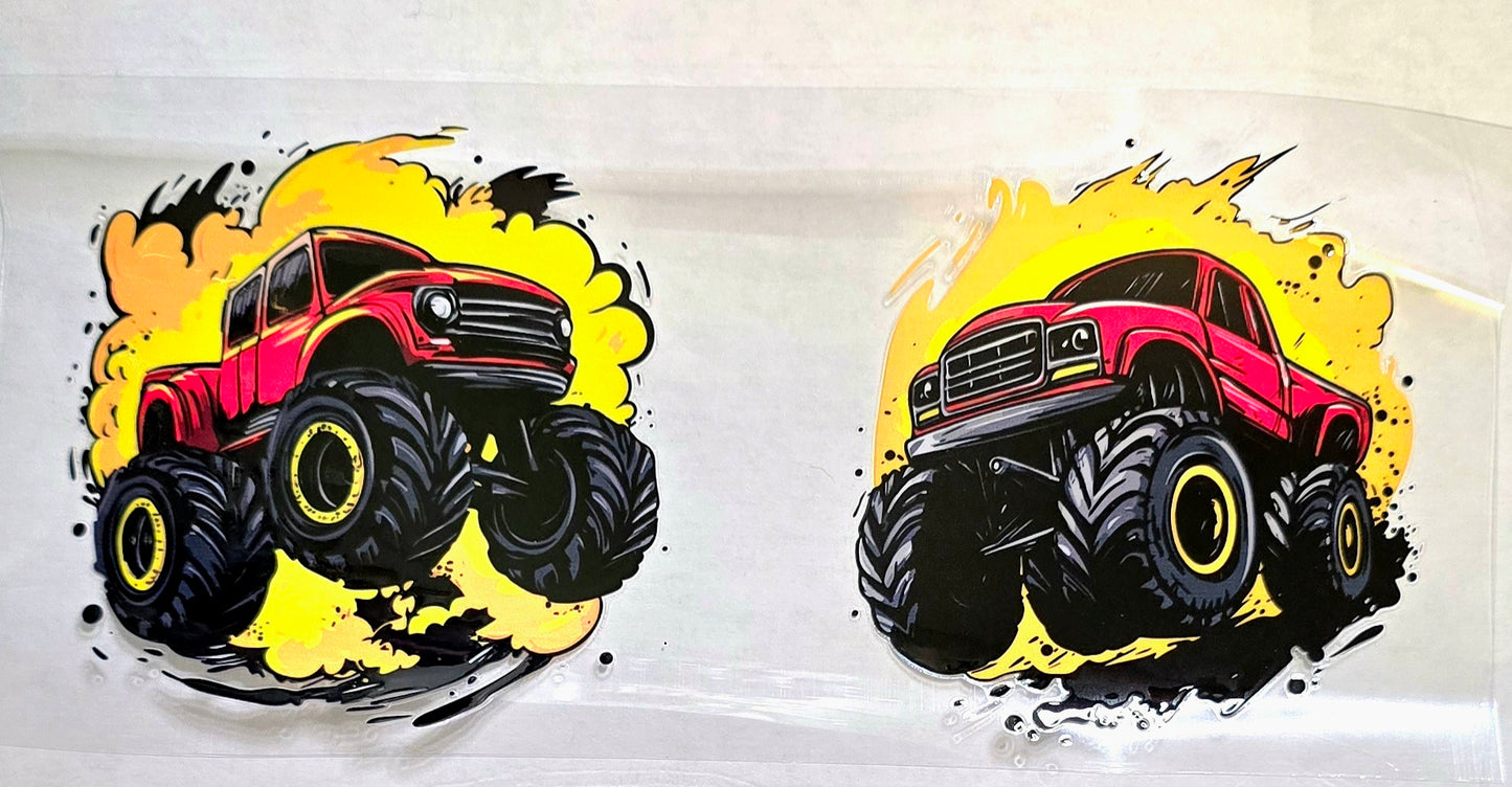 Kids Monster Trucks UV DTF