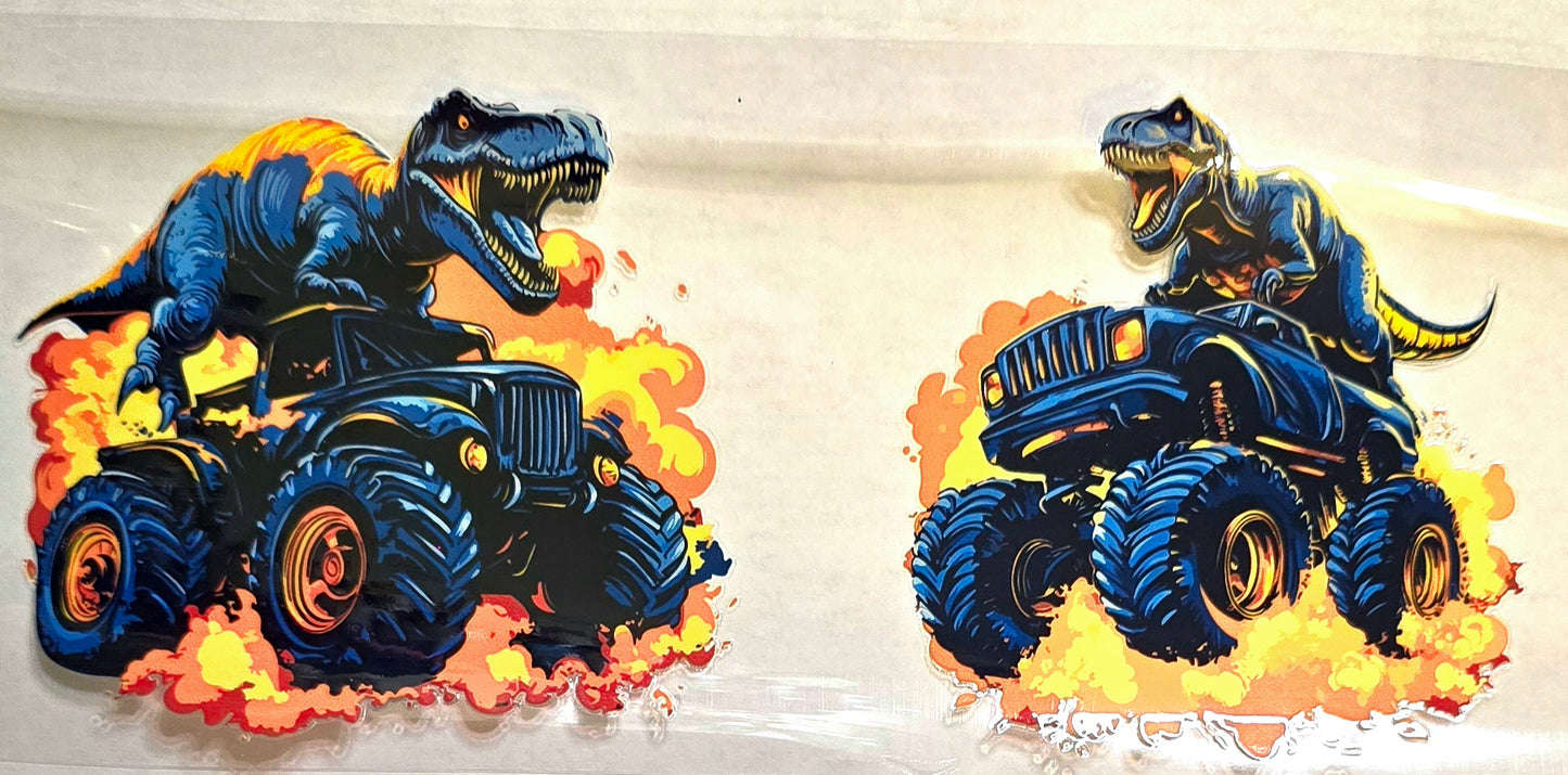 Kids Monster Trucks UV DTF