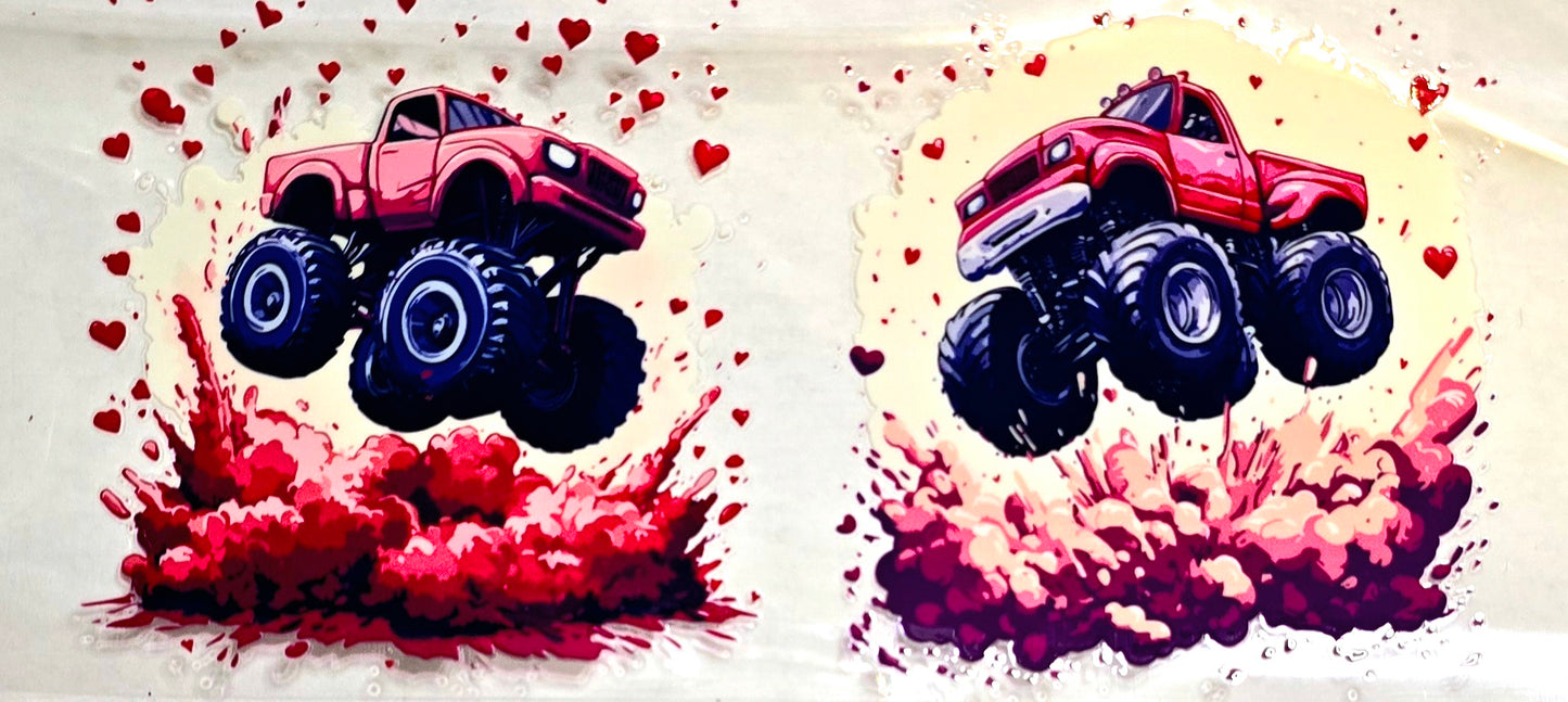 Kids Monster Trucks UV DTF