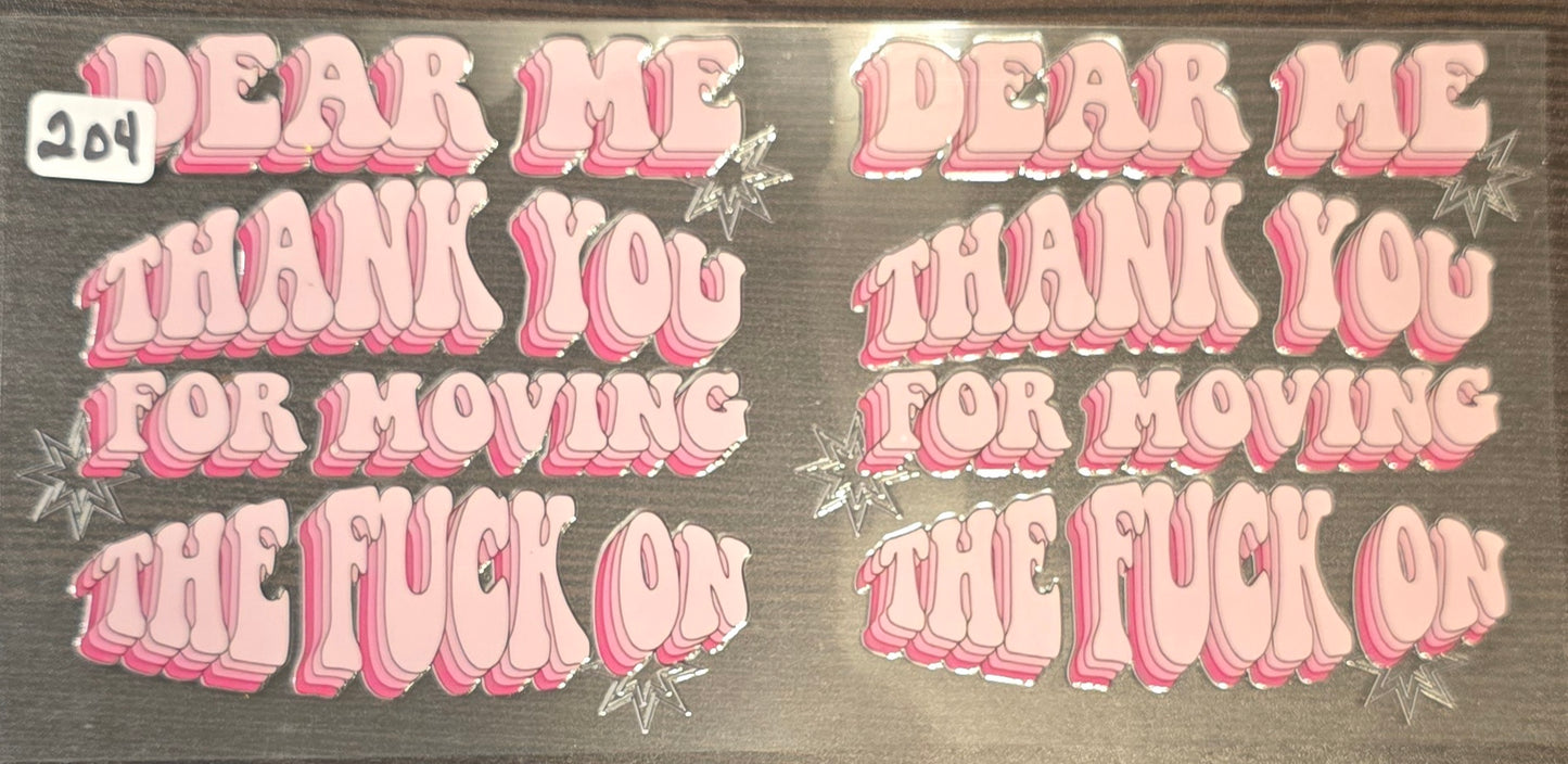 #204 Dear me