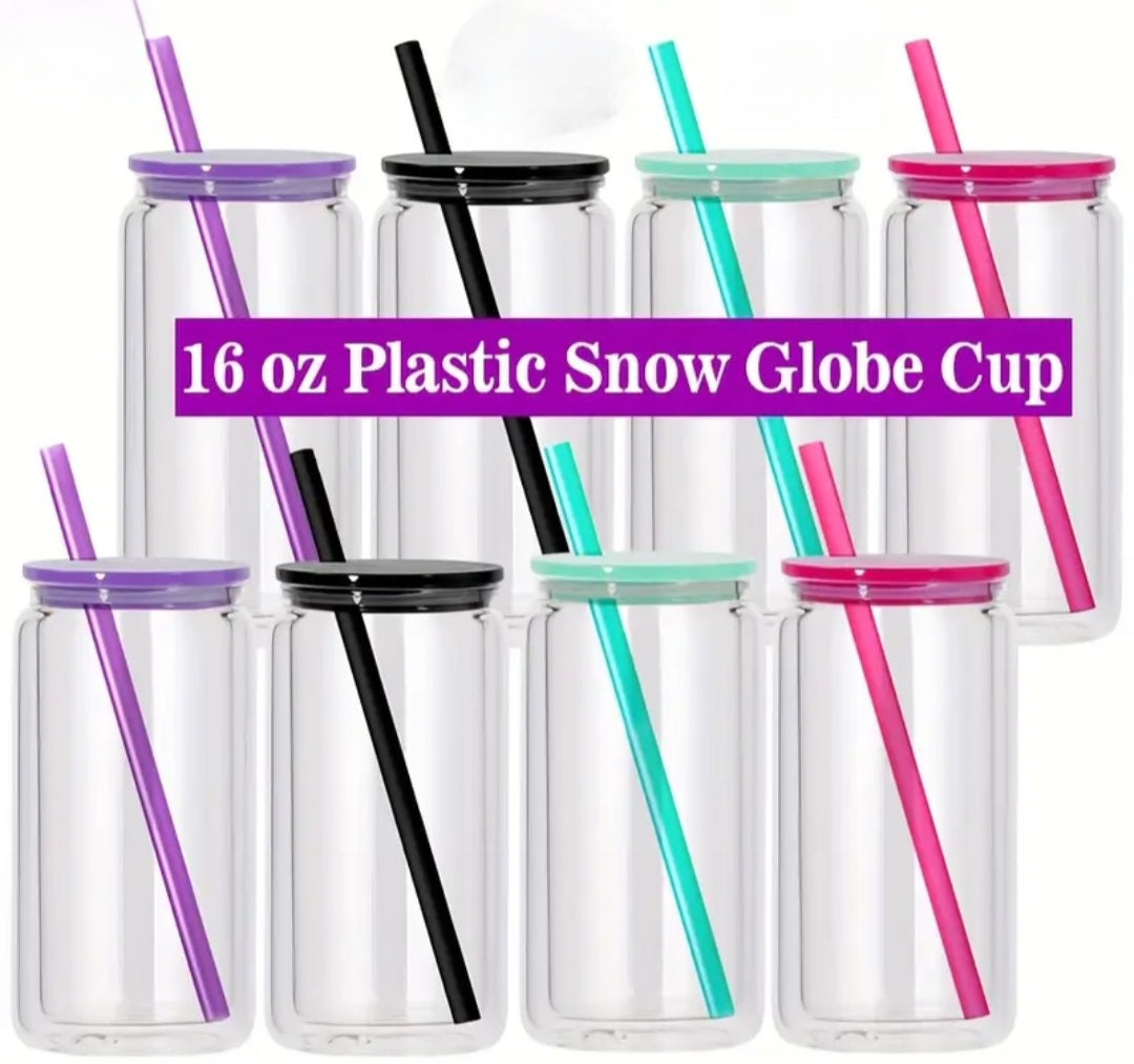 Dark Pinkish-Red 16 oz Acrylic Tumbler