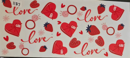 #1187 Hearts Love