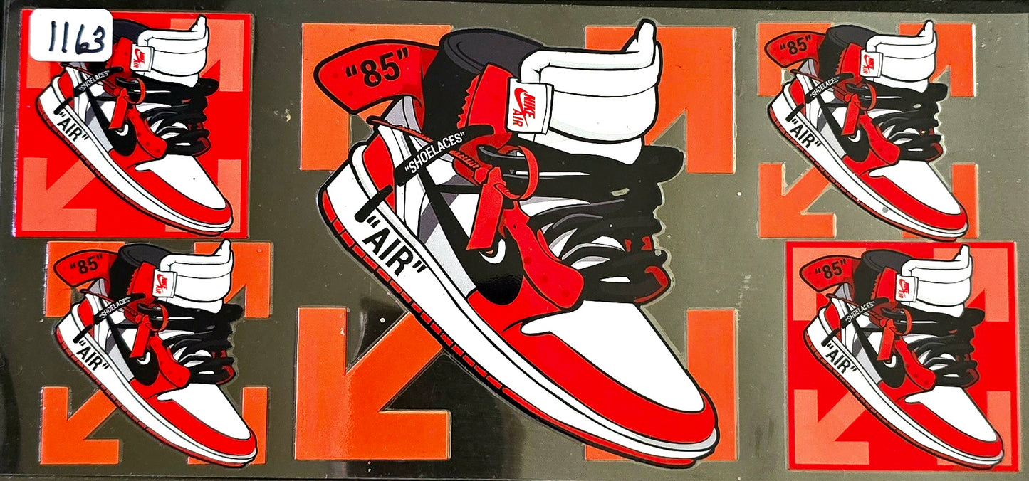 #1163 Red Nike Air