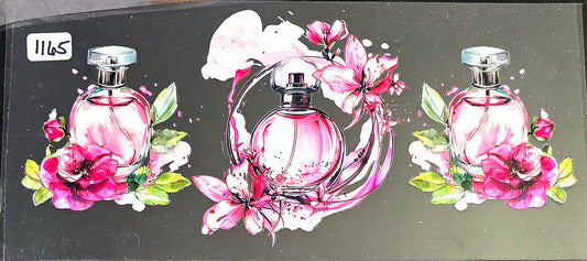 #1165 Perfume and pink flowers