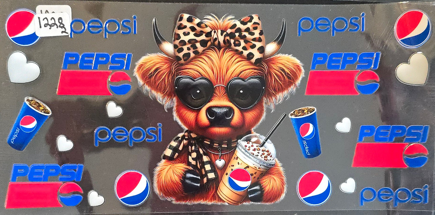 #1228 Highland Cow Pepsi