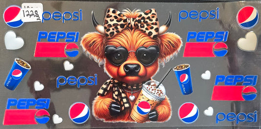 #1228 Highland Cow Pepsi