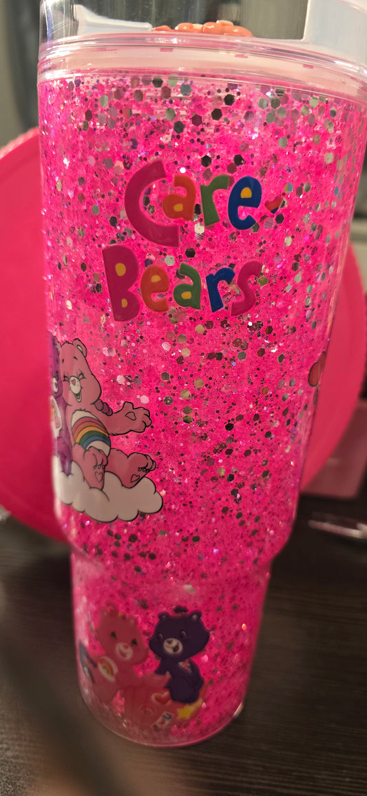 40 oz. Care Bears Snow Globe Tumbler