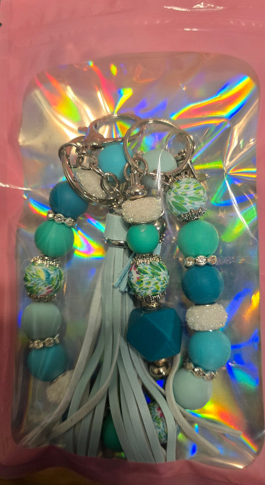 Aqua Wristlet Set