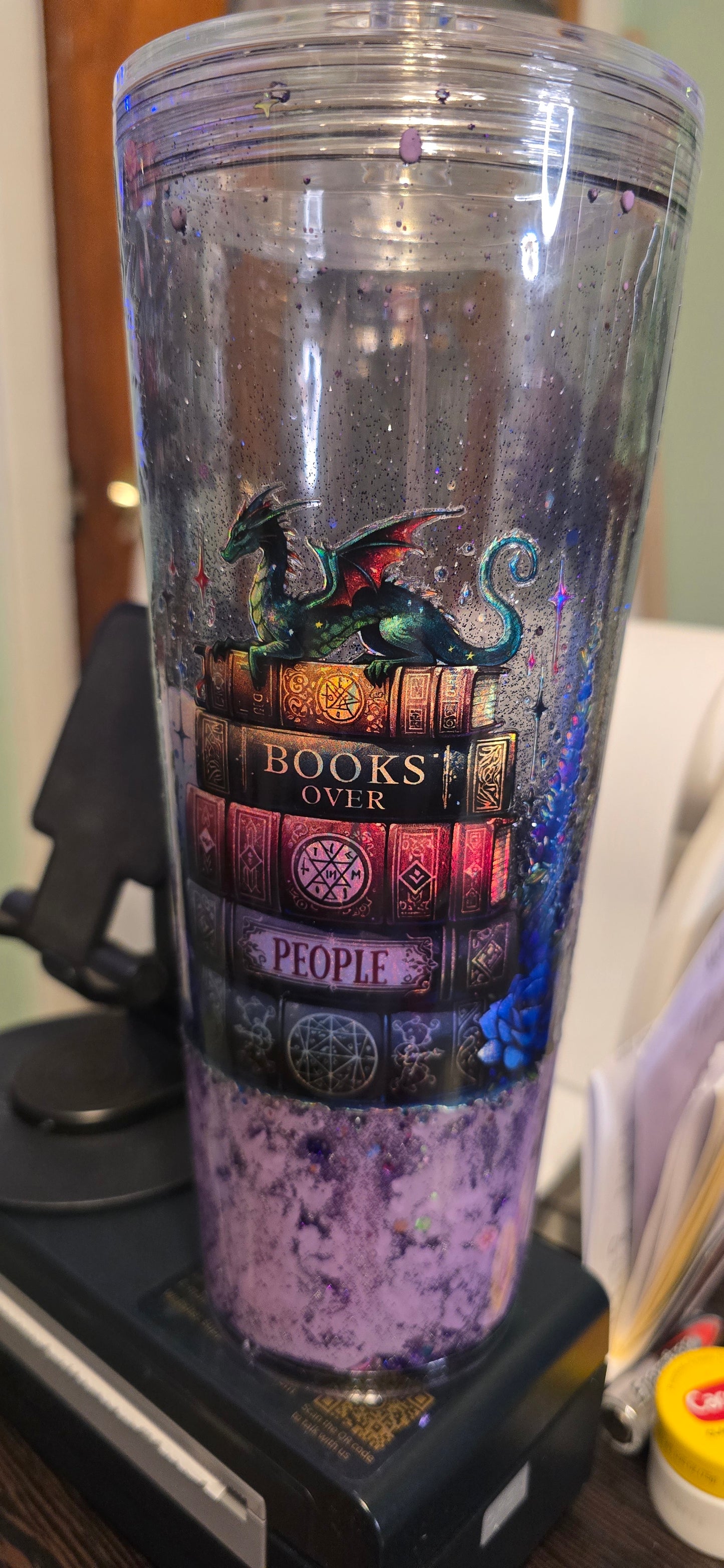 24 OZ Book club purple lava