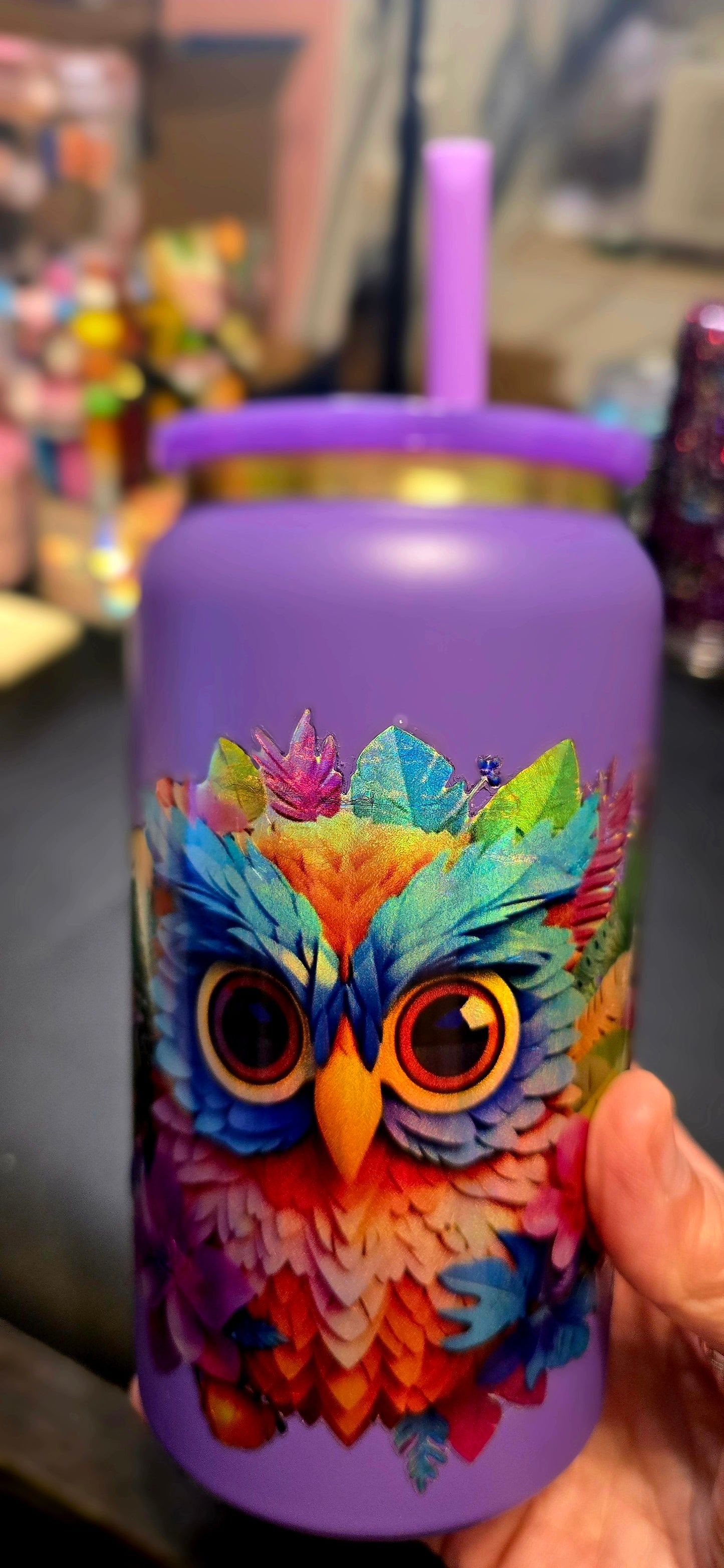Stainless steel owl