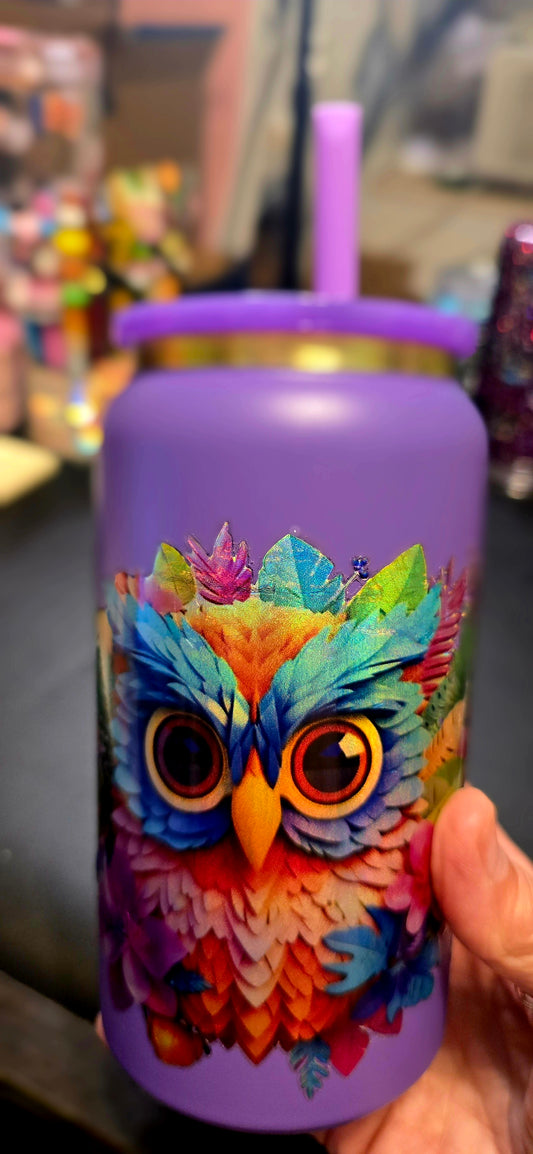 Stainless steel owl
