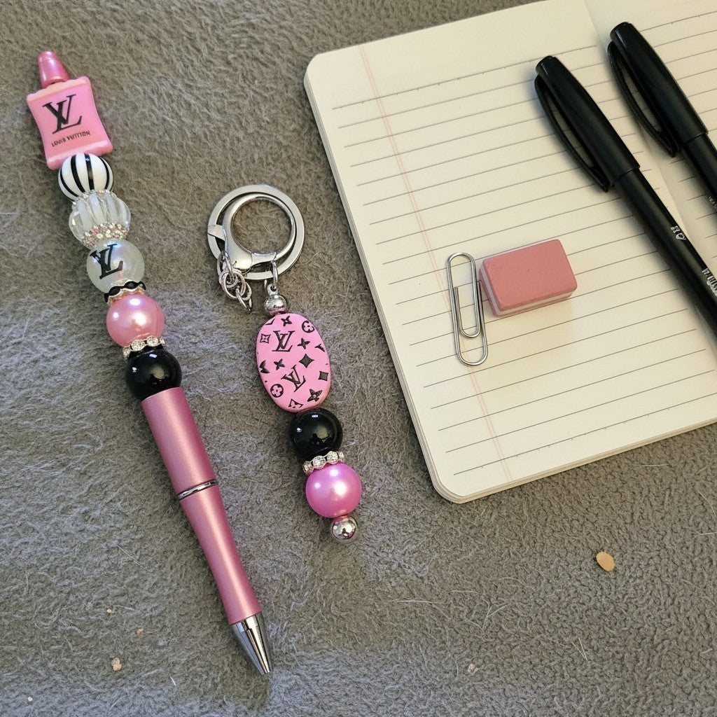 YSL Pen and keychain/purse charm
