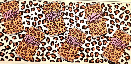 Dr.  Pepper leopard Wrap
