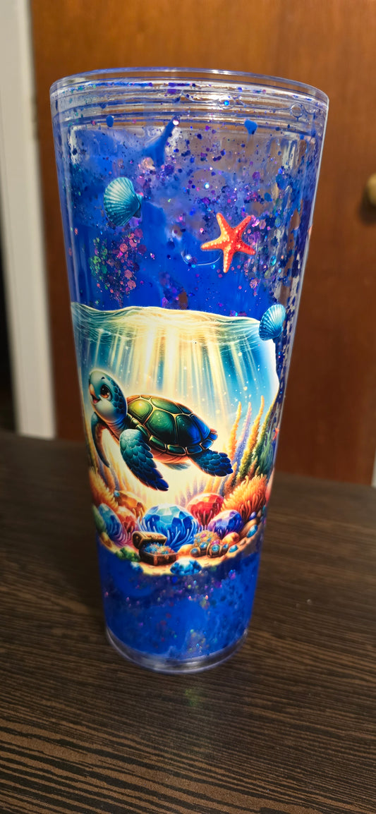 *SOLD*  Blue Lava drip