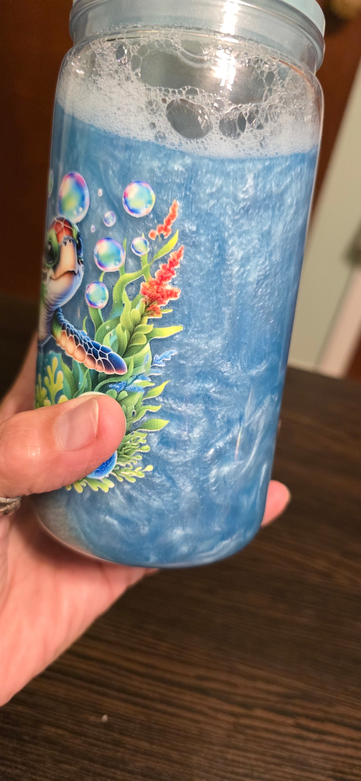 *SOLD* Turtle Sand Cup