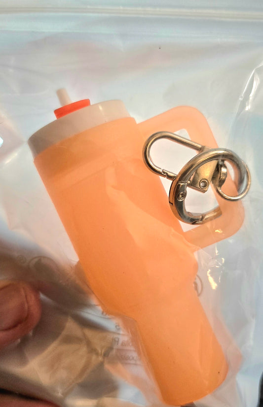 Orange mini-tumbler