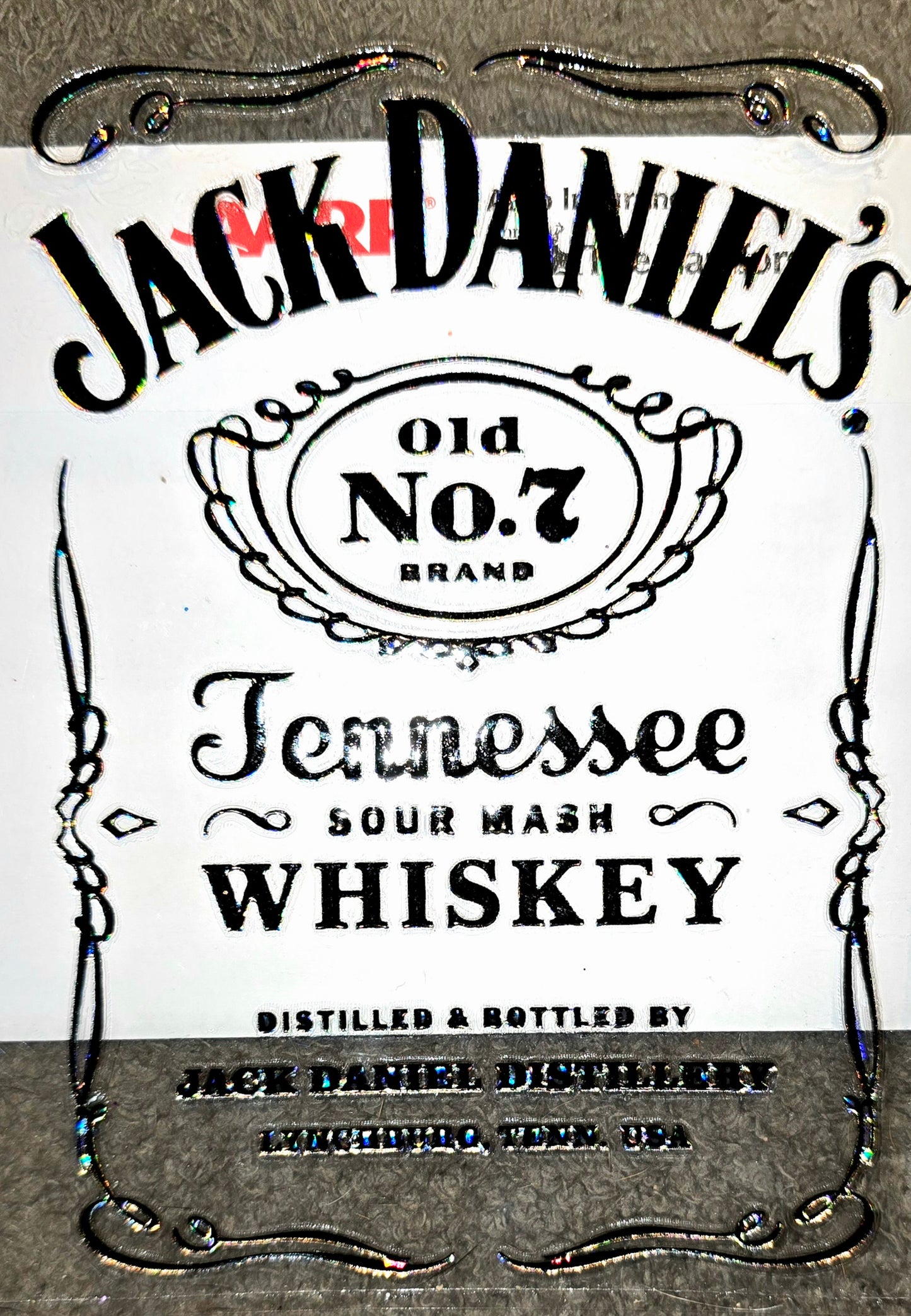 Jack Daniels UV DTF Wrap