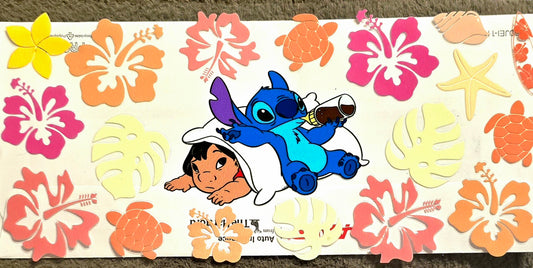 Lilo and Stitch UV DTF wrap