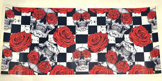 #135. Skulls, Checkered