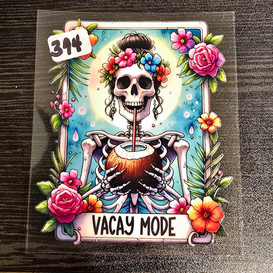 #394 Vacay Mode decal