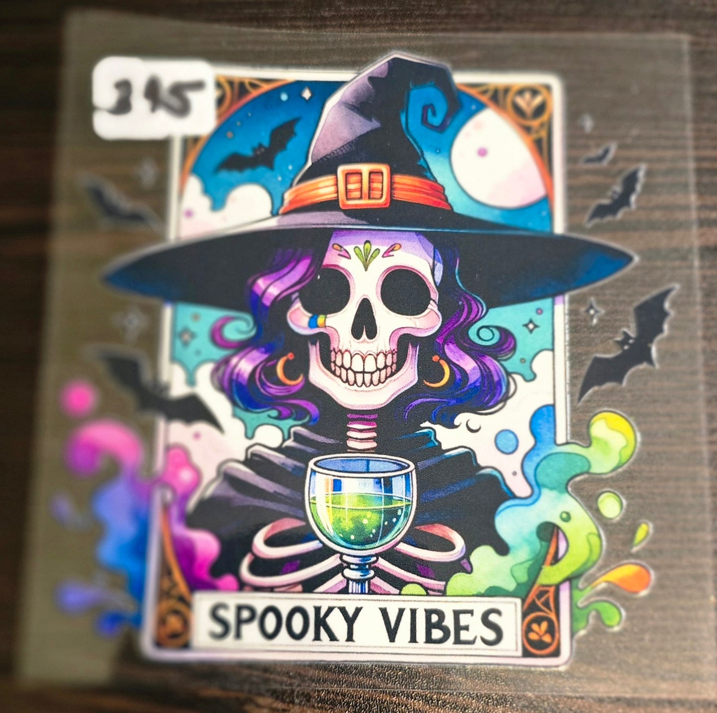 #395 Spooky Vibes decal