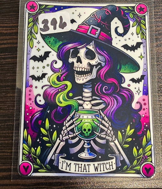 #396 I'm that Witch decal