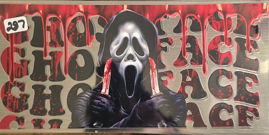 #287 Scream ghost face with knives