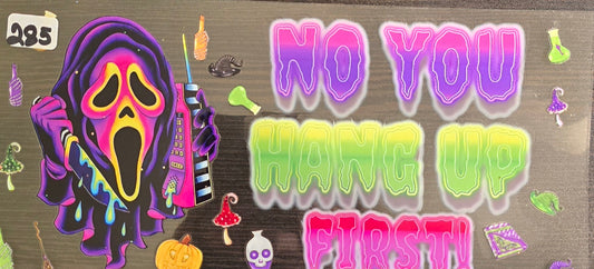 #285 Colorful No you hang up