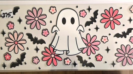 #275 Ghoulie Ghost with flowers