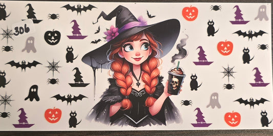 #306 Friendly Witch with coffee