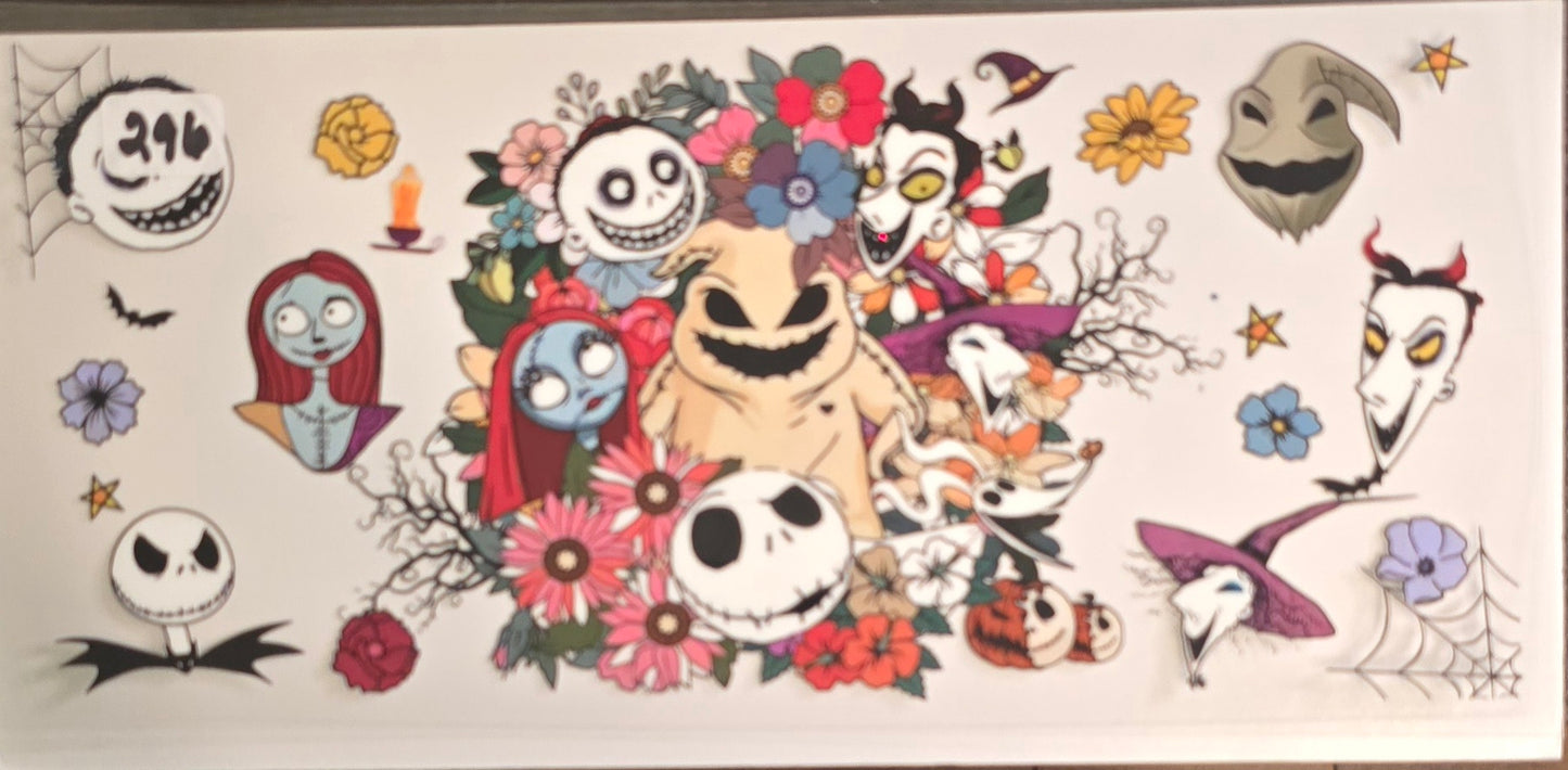 #296 Nightmare before Christmas flowers