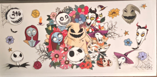 #296 Nightmare before Christmas flowers