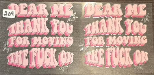 #204 Dear me
