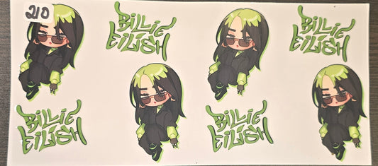 #210 Billie Eilish with glasses