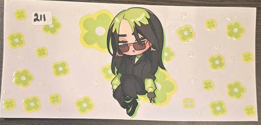 #211 Billie Eilish glasses and flowers