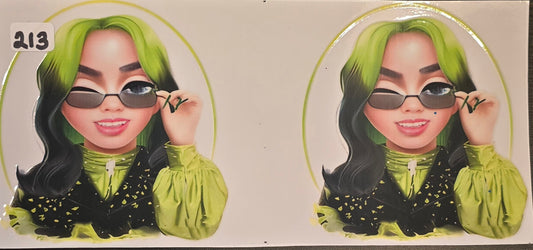 #213 Billie Eilish glasses wink