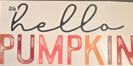 #216 Hello Pumpkin
