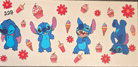 #228 Stitch cupcakes and icecream