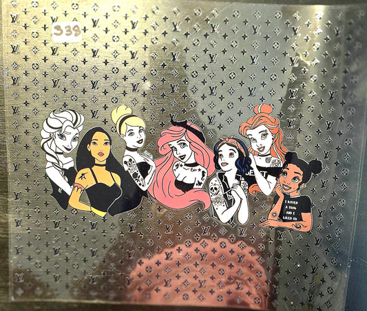 #338 LV Female Characters 40 oz wrap