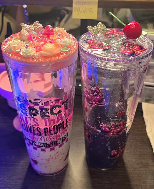 *SOLD* Custom made cups for Tracey