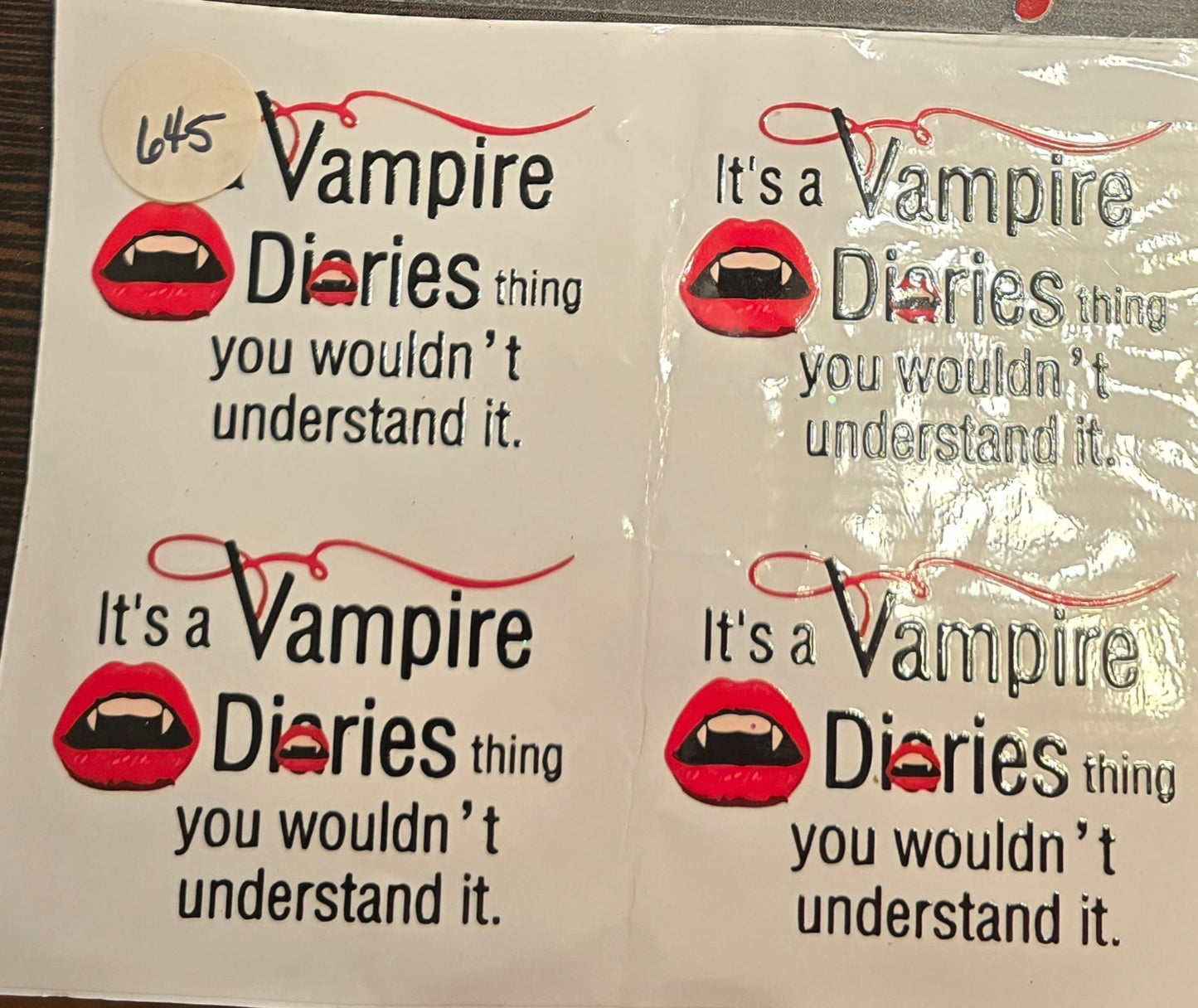 #645 VAMPIRE DIARIES