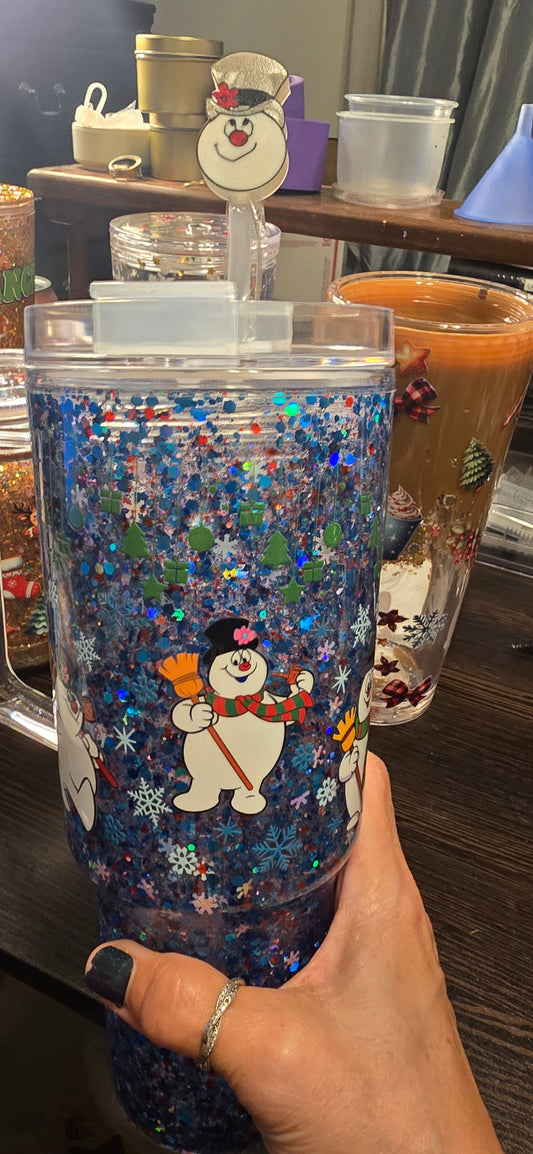 30 oz Frosty Christmas Cup