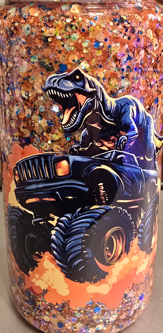 Dinosaur Monster Truck Decal