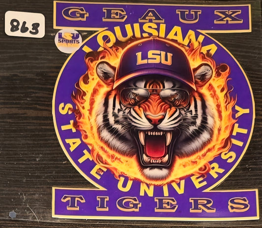#863 Geaux Tigers Decal